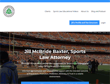 Tablet Screenshot of jillmcbridebaxter.com